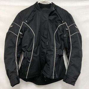 TourMaster Trinity Black Motorcycle Jacket Women's Size M 10-12